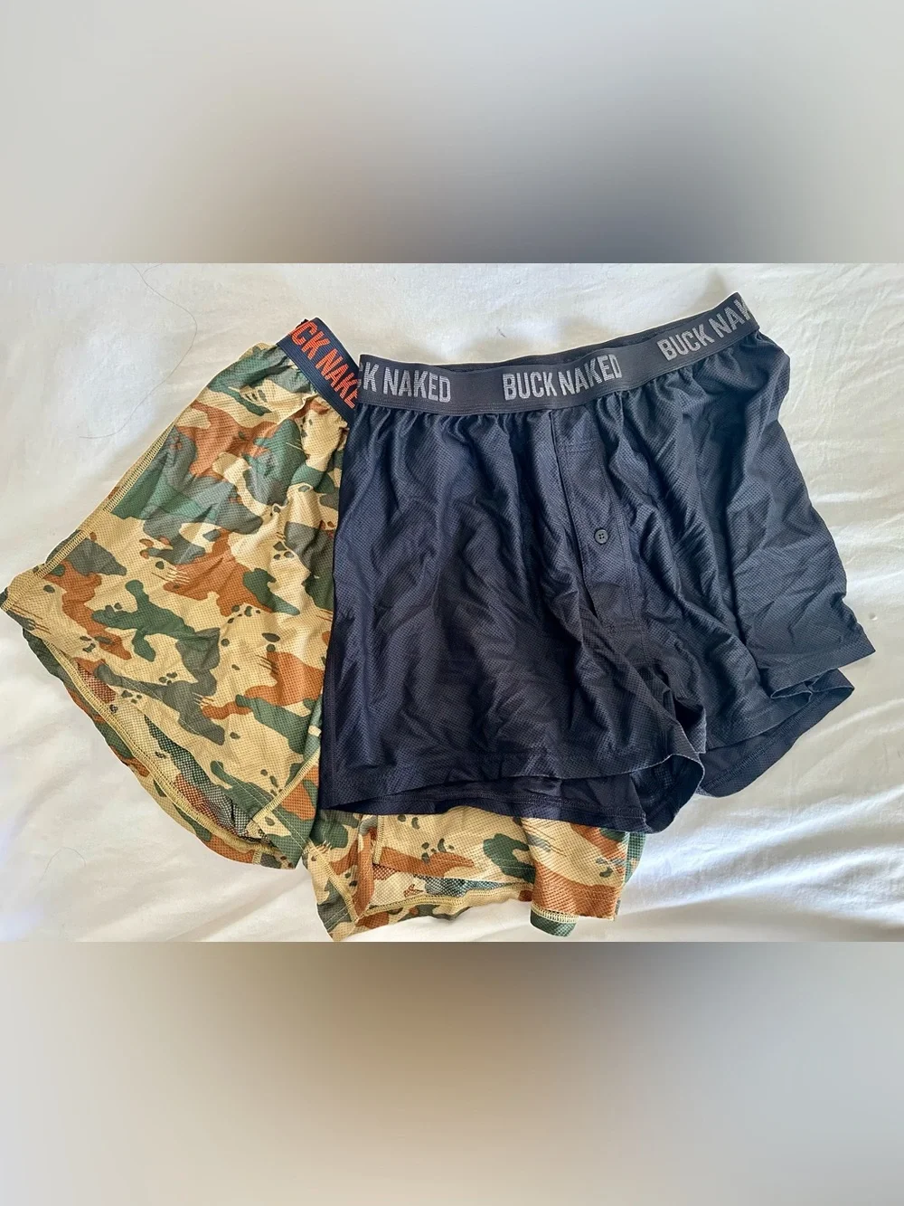 Duluth Trading Co Two-Pack Boxer Set — Black and Camo
